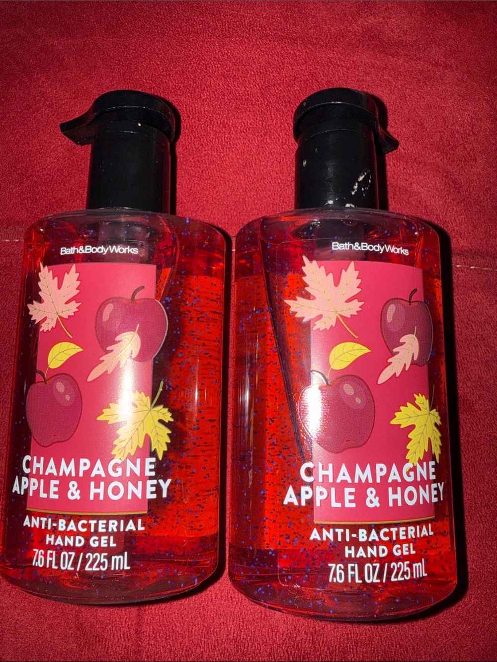 BBW 2pc Antibacterial Hand Gel Champagne Apple & Honey